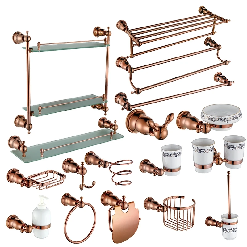Комплект аксессуаров для ванной комнаты 17 шт./компл.|bathroom hardware accessories|bathroom