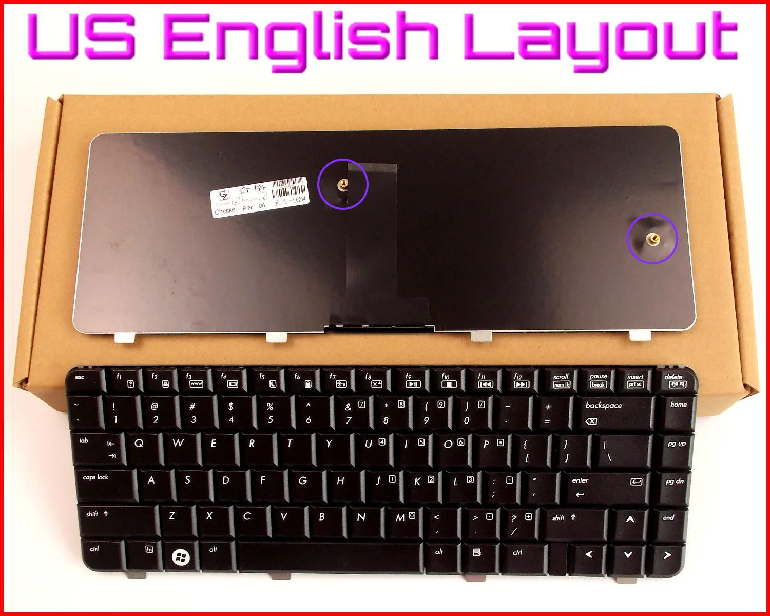 Новая клавиатура для ноутбуков HP/Compaq 540 541 550 6520 6520S 6720 6720S V061126AS1 455264 001 456624