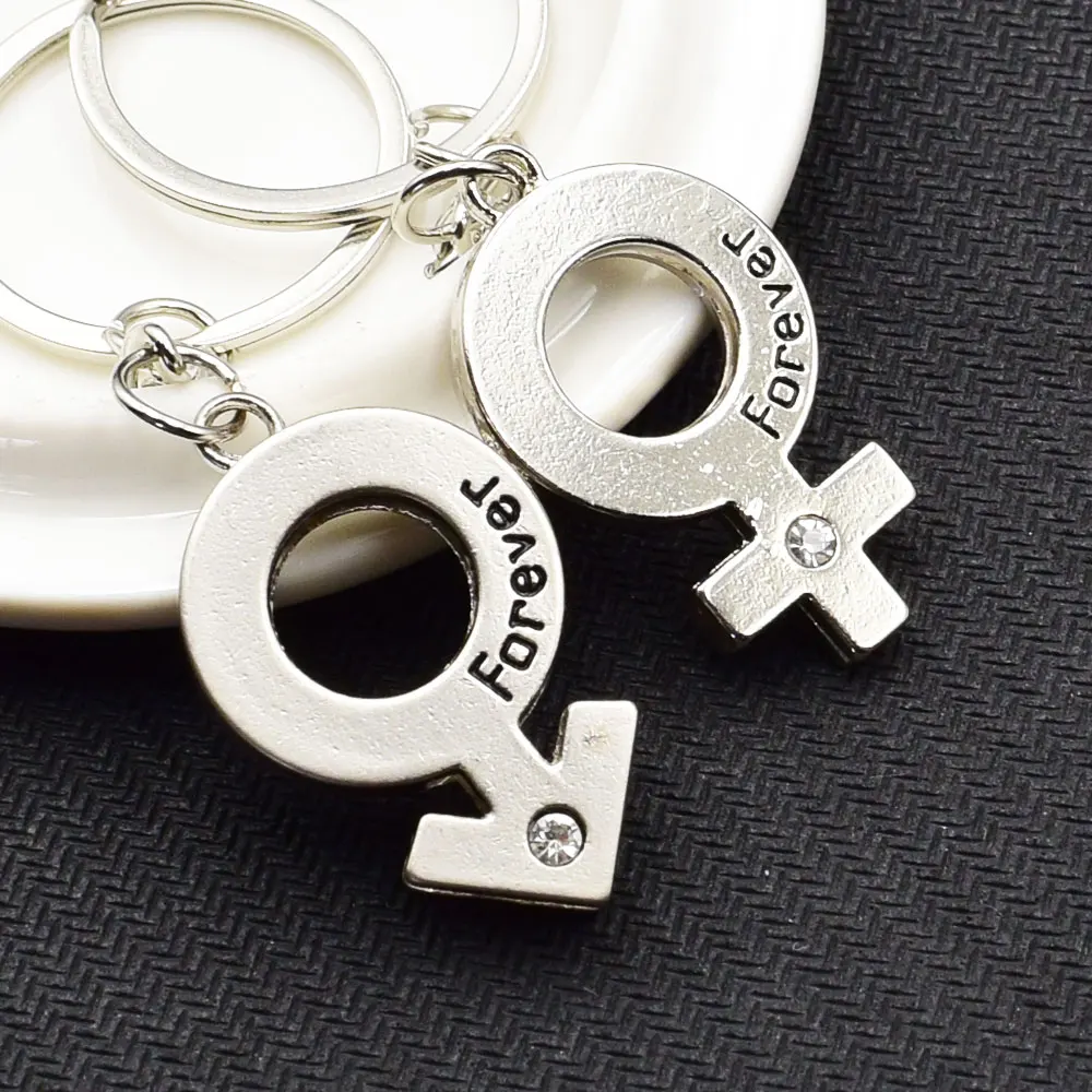 ATOBABI парные брелки для ключей из цинкового сплава влюбленных мужчин + женщин