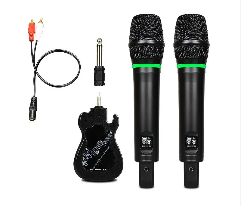 UHF Универсальный беспроводной микрофон ручной для домашнего кинотеатра динамик