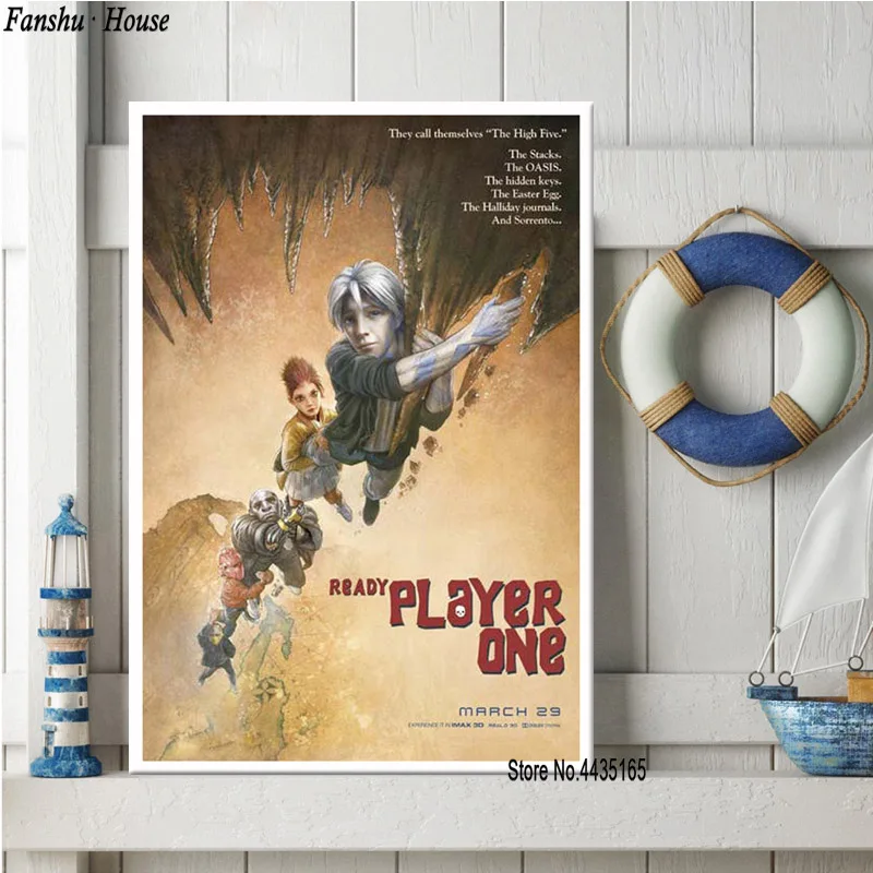 Постер Ready Player One 2018 кино плакаты и принты Картина на холсте Настенная картина для