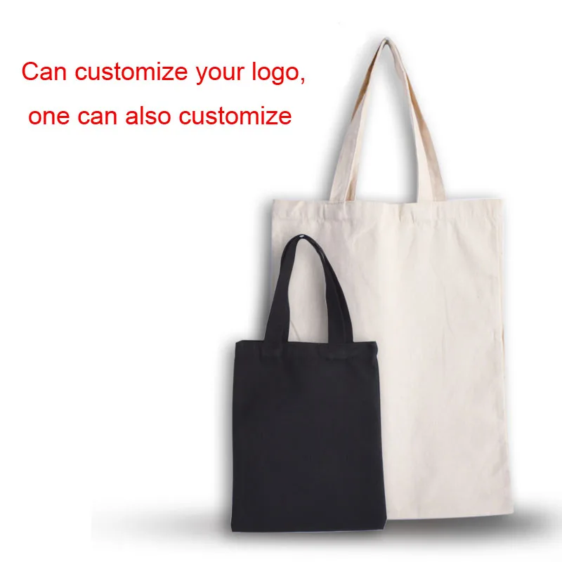 

Customizable bag print logo Canvas Bag Reusable Shopping Bag handbag women Tote Bag women handbags travel bag shoulder bag