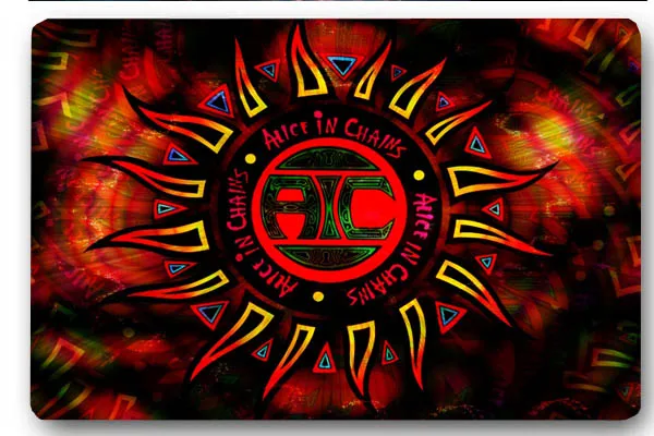 Пользовательские 40x60 см Дверной Коврик Крышка Alice in Chains Логотип музыка Non Slip