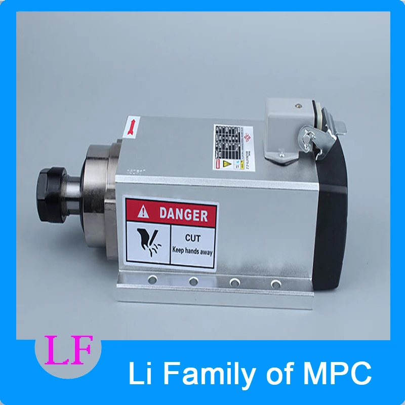 

Квадратный шпиндель с воздушным охлаждением 0,01 КВТ ER20 runout-off 220 мм, мотор шпинделя в, 4 керамических подшипника, гравировально-фрезерный шлиф...