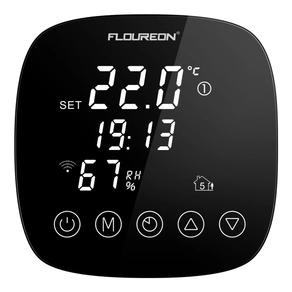 Floureon умный Wi-Fi термостат цифровой нагревательный регулятор температуры с