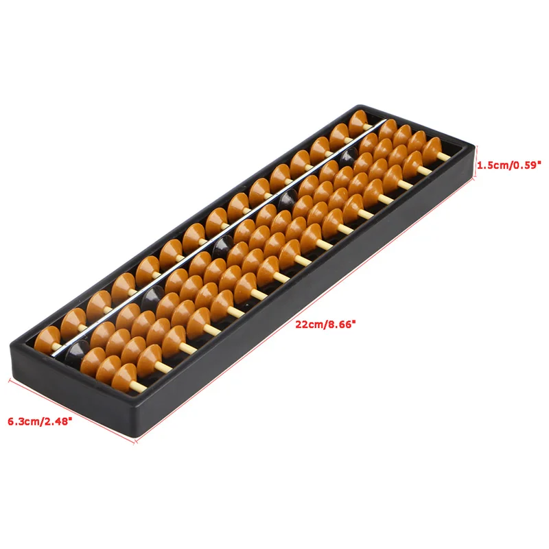 Пластмассовый Abacus 15 цифр арифметический инструмент детские математические