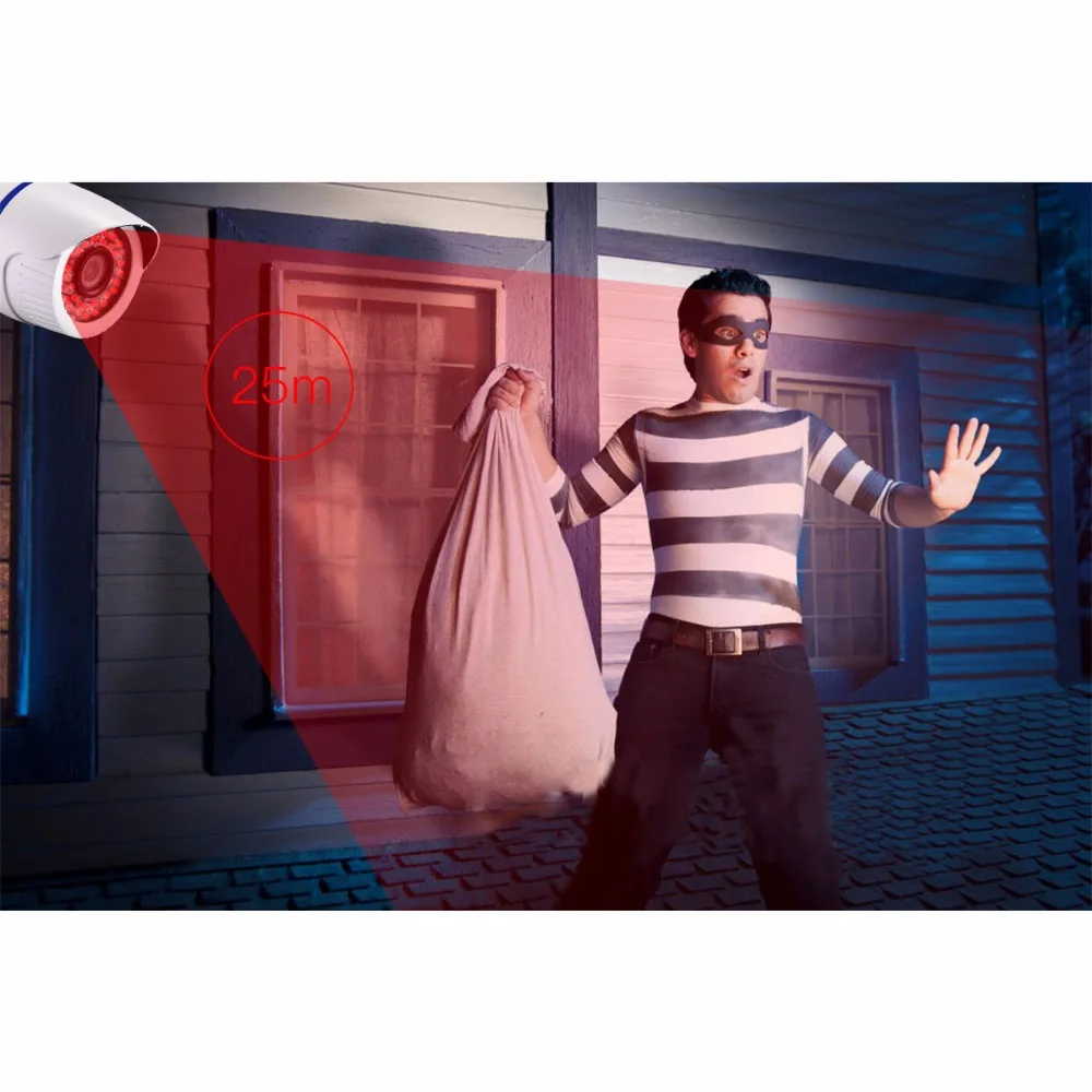 AZISHN Wifi IP камера 720P 960P 1080P Безопасность Аудио запись CCTV беспроводная Проводная