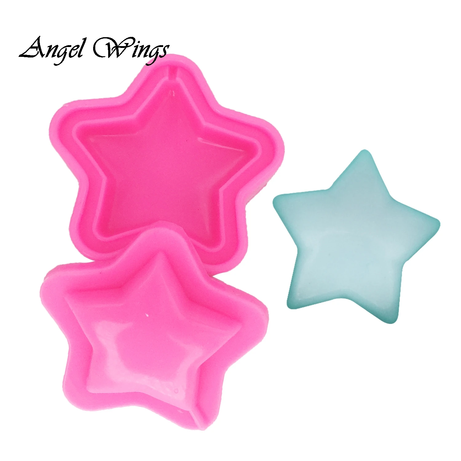 Круглая силиконовая форма сделай сам в форме сердца звезд помадки инструмент для