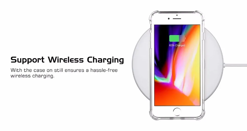 Чехол для iPhone 8/iPhone 7 гибкий гелевый бампер из ТПУ прозрачный ультратонкий