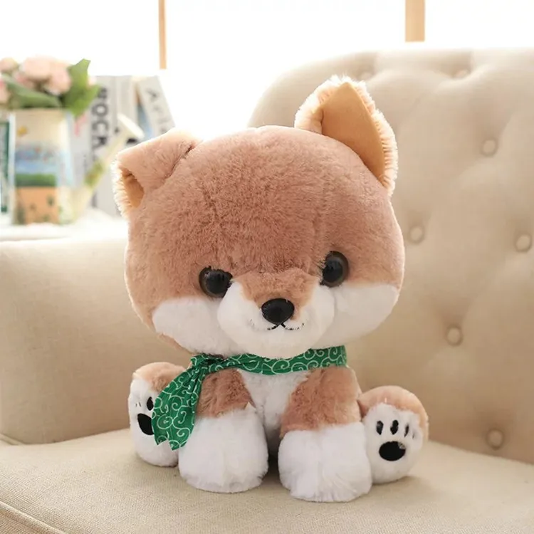 

about 25cm lovely brown Pomeranian dog plush toy soft doll kid's toy Christmas gift s2907
