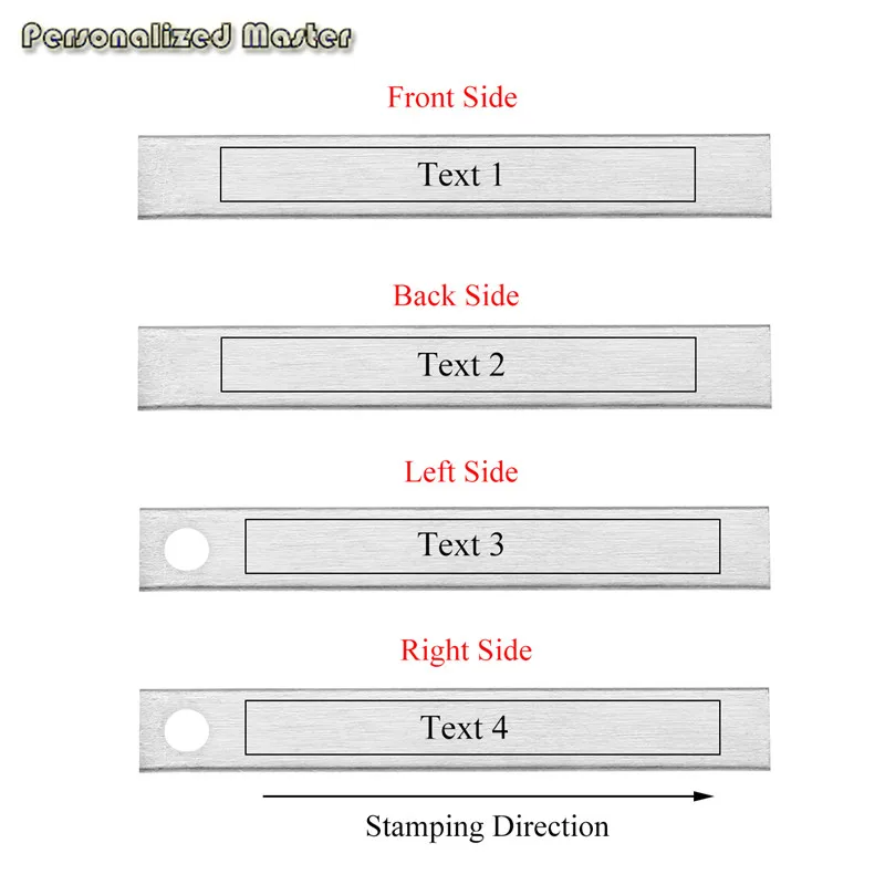 Брелок для ключей из нержавеющей стали персонализированная гравировка мастеров