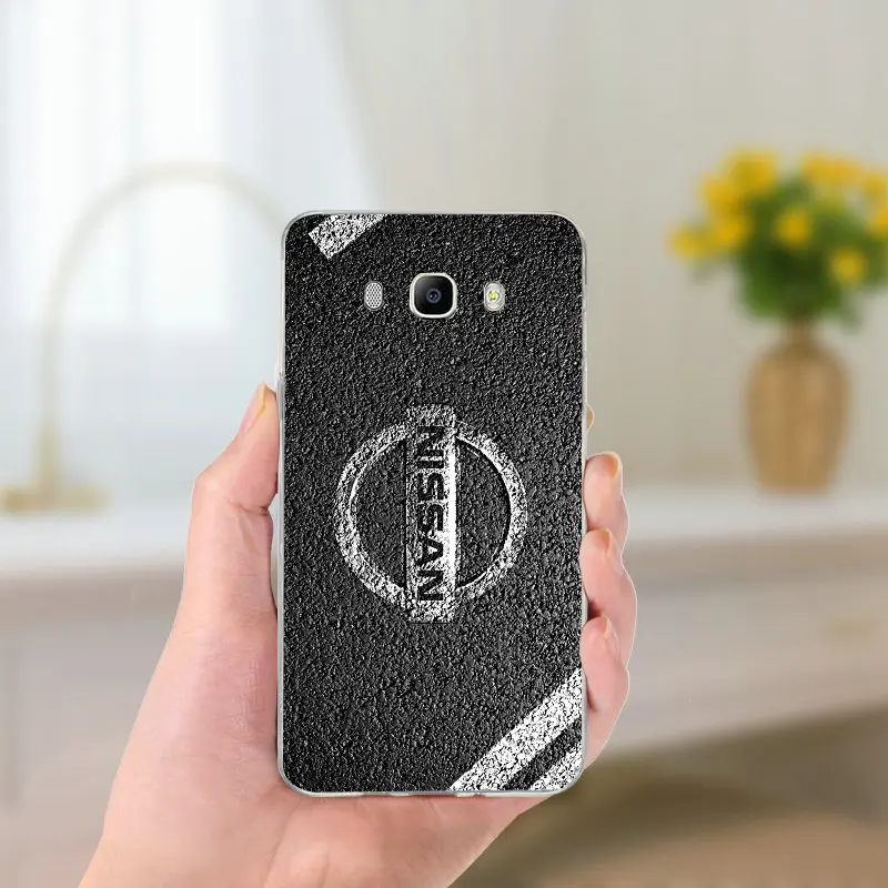 С логотипом Nissan с принтом в виде машин чехлы для мобильных телефонов Samsung Galaxy J1 J2 J3