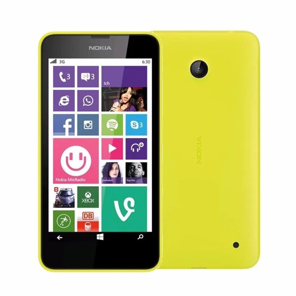 Nokia Lumia 635 Восстановленный Оригинальный телефон 4 5 &quotчетырехъядерный 1 2 ГГц 8G ROM