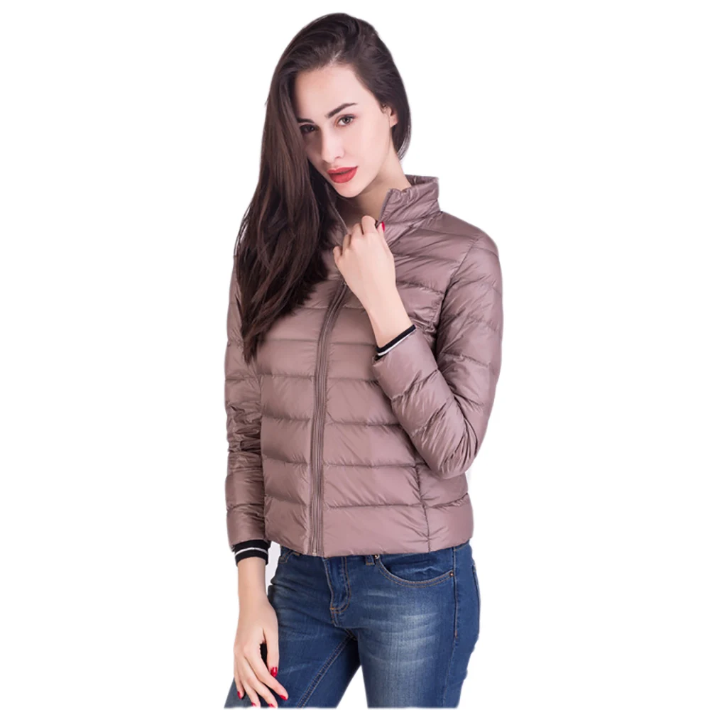 

Autumn Winter Fashion Women Ultra Light Duck Down Jacket Coat Female Slim Brand Coats Casual Jackets Women Tops Warm Overcoat