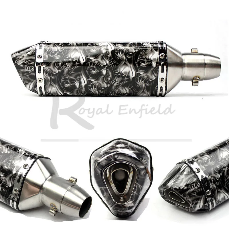 51 мм для CBR125 CBR250 CB400 CB600 CBR1000 R3 FZ400 Z750 CBR650F PCX125 CB190R Модифицированная выхлопная труба