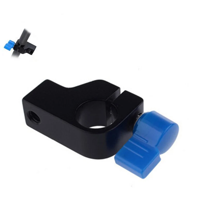 Профессиональный 1/4 &quotРезьбовое крепление рельсовый блок стержень зажим Rig 15 мм