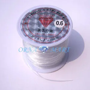 Проволока для лески, 0,20,30,350,40,450,50,6 мм, прозрачная, нерастягивающаяся, нейлоновая, шнур для бисероплетения, 1 рулон