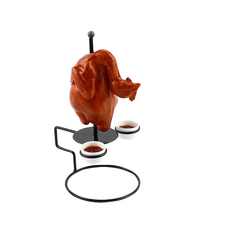 1 шт. подставка для еды + 2 чашки соуса Весенняя цыплят башня хлеба столовые