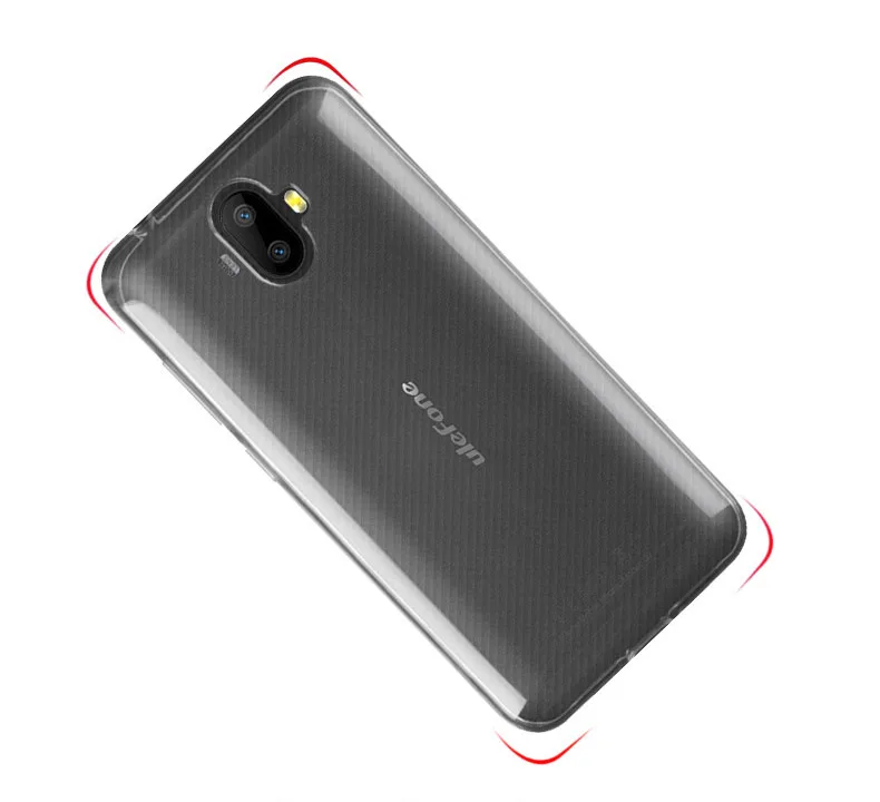 Прозрачный силиконовый чехол для Ulefone S7 телефон защитный случае принципиально