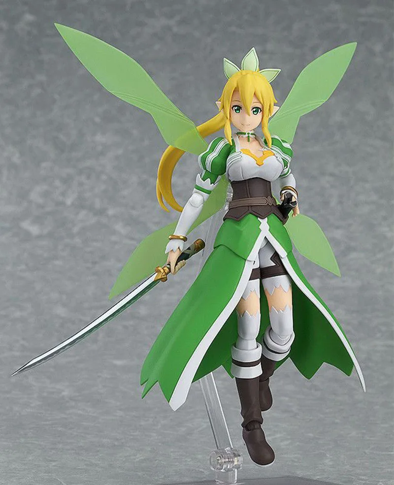 2017 New Anime Sword Art Online PVC Action Figures Toys Leafa ALO Figma Dolls Brinquedos Cosplay Gift 14cm | Игрушки и хобби