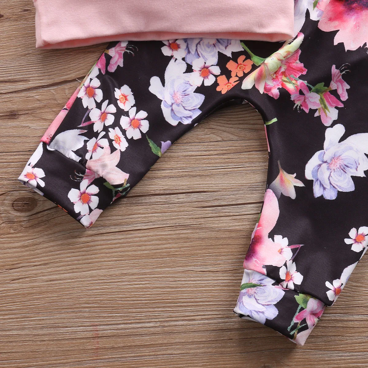 Одежда для новорожденных девочек из 2 предметов Топы с капюшоном розовая