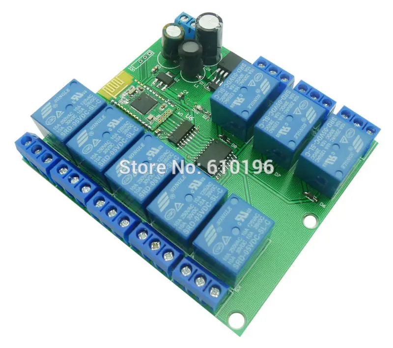 Релейный модуль Bluetooth 8 канальный 4 0 BLE для Apple Android Phone IOT|relay module|bluetooth relayble 4.0 |