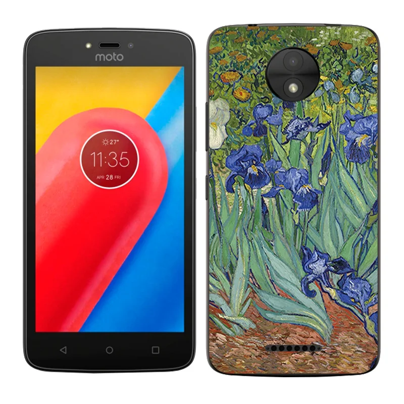 08 Чехол для Motorola Moto C Plus 5," Мягкий силиконовый чехол для телефона с изображением пейзажа для Moto C Plus XT1723 XT1724 - Цвет: 08