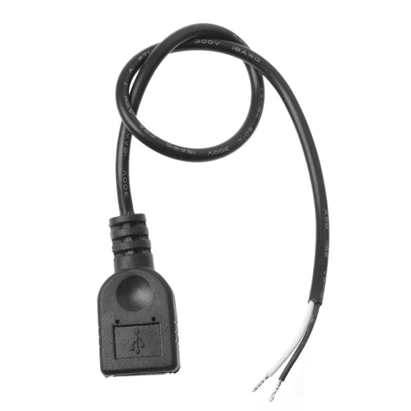 1 шт. Новый USB 2 0 гнездовой разъем Pin провода зарядный кабель шнур DIY 30 см|Кабели