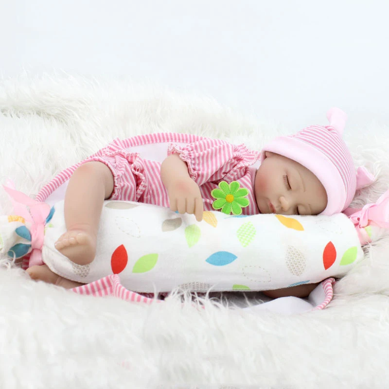 45 см Силиконовые Reborn Baby Doll Дети Playmate Подарки Для Девочек ребенок Жив Soft Toys Букеты