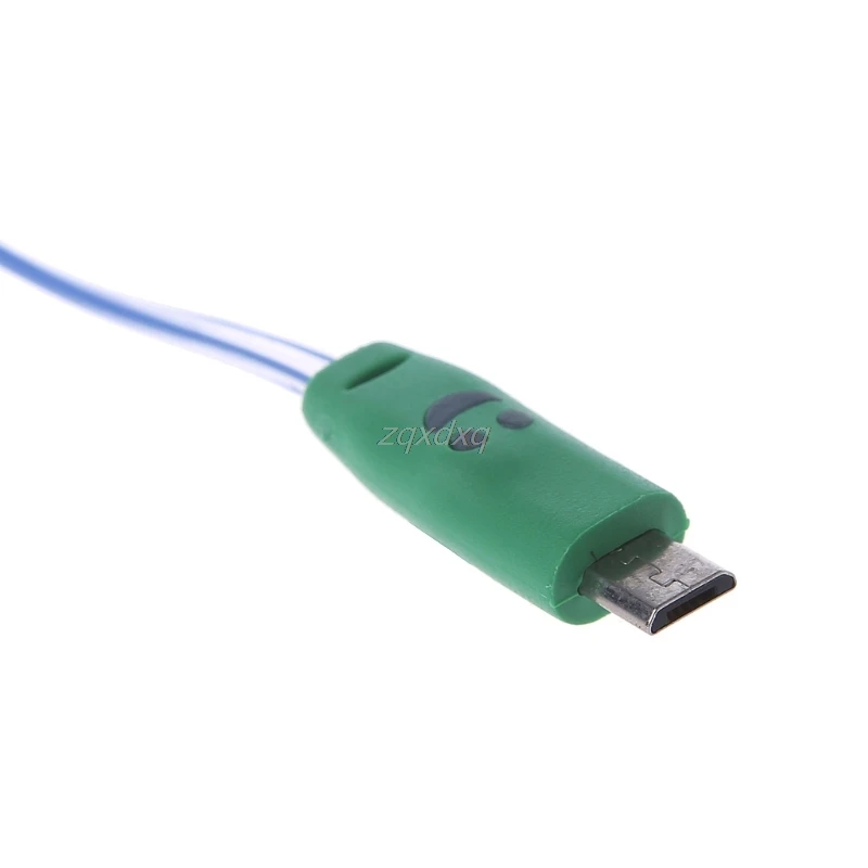 Светодиодный яркий светильник светящийся микро USB кабель синхронизации данных и