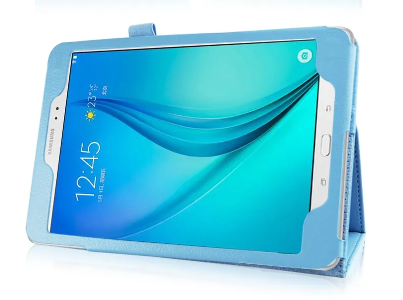 Твердый чехол для Samsung Tab A 8 0 T350 T355 P350 с откидной крышкой смарт подставкой PU Galaxy