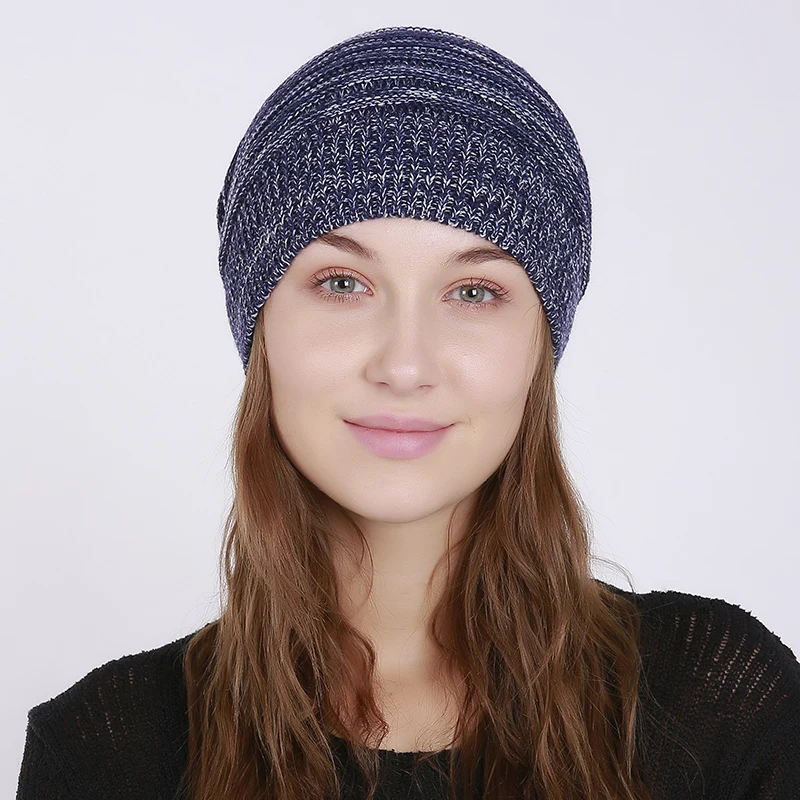 Зимняя шапка для мужчин Skullies Beanies Женская модная теплая шапка унисекс эластичная вязаная шапка Gorros женская шапка s