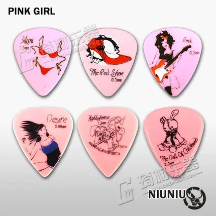 NN PICK by IM Classic Standard розовая гитара для девочек медиатор калибр 1 0 мм|picks plectrums|guitar
