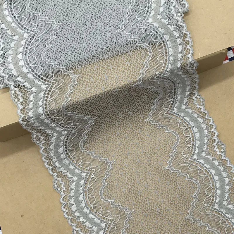 Эластичная кружевная ткань diy одежда аксессуары отделка свадебное платье юбка кружева большой размер кружева