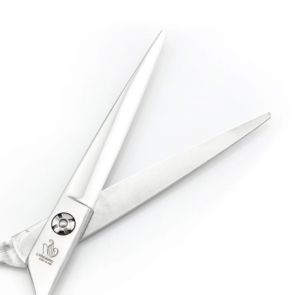 Парикмахерские ножницы Lyrebird серебряные 180 360 5 дюйма или 6 дюймов|swivel scissors|barber