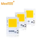 COB светодиодный чип лампа умный IC драйвер легко для DIY Светодиодный прожектор Прожектор реальный 10 Вт 20 Вт 30 Вт AC220V 110 В диодные лампы холодный теплый белый