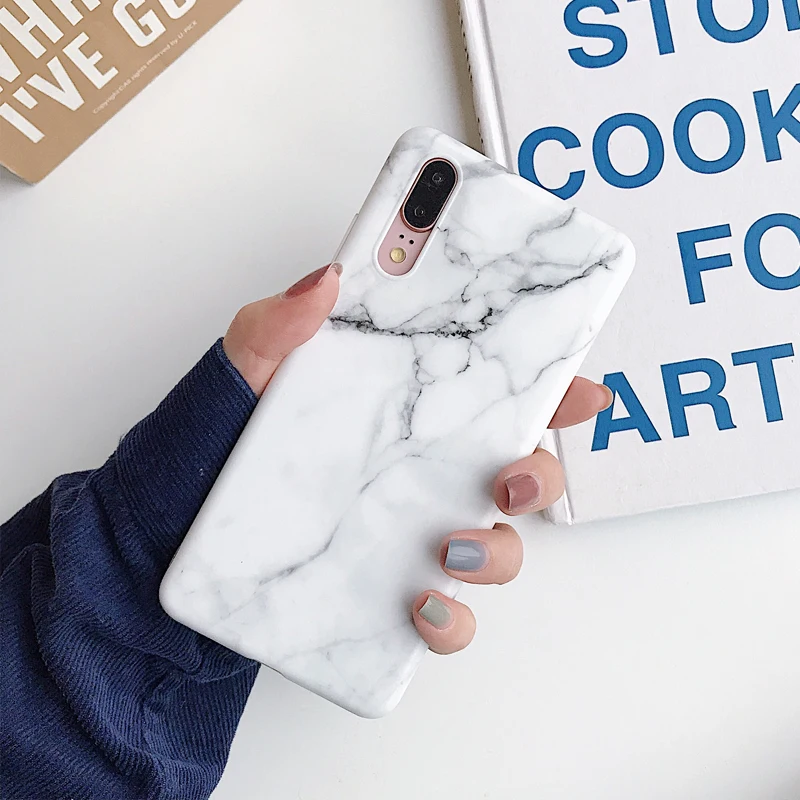 Матовый чехол кораллового цвета для Huawei P30 Mate 20 P20 Lite Pro мягкие силиконовые чехлы