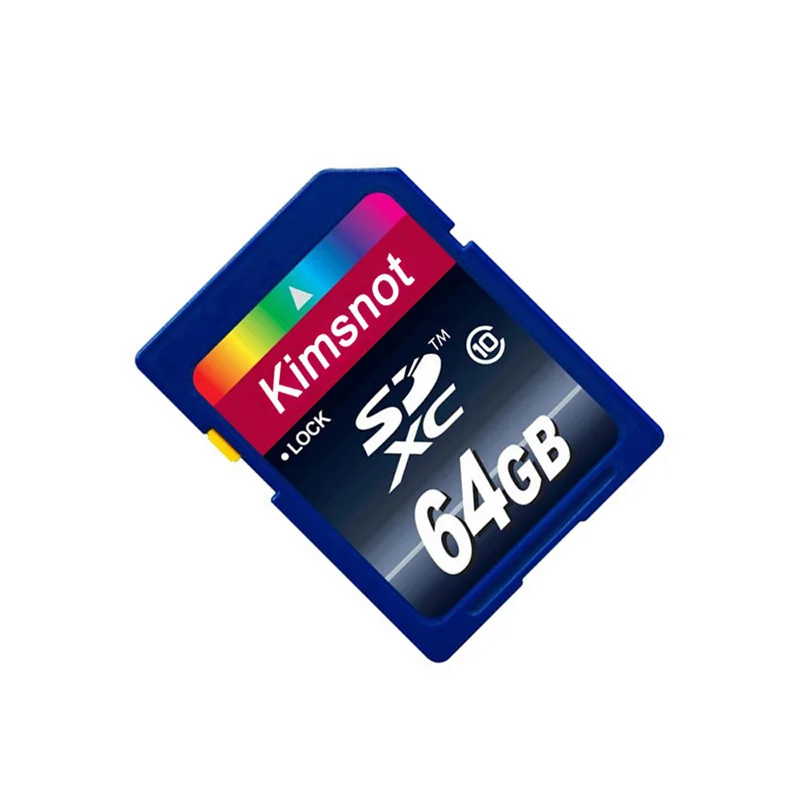 Карта памяти Kimsnot 64 ГБ SDXC 32 16 8 SDHC sd карта высокоскоростной Класс 10 300x C10 для
