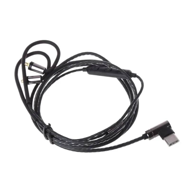 MMCX Тип C наушники аудио кабель микрофон для Shure наушников SE215/315/535/846/425