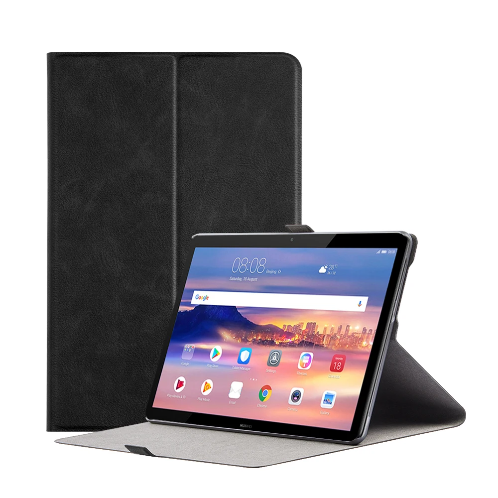 Из искусственной кожи чехол для huawei MediaPad T5 AGS2 W09/L09/L03/W19 фундамент крышка Mediapad 10 +