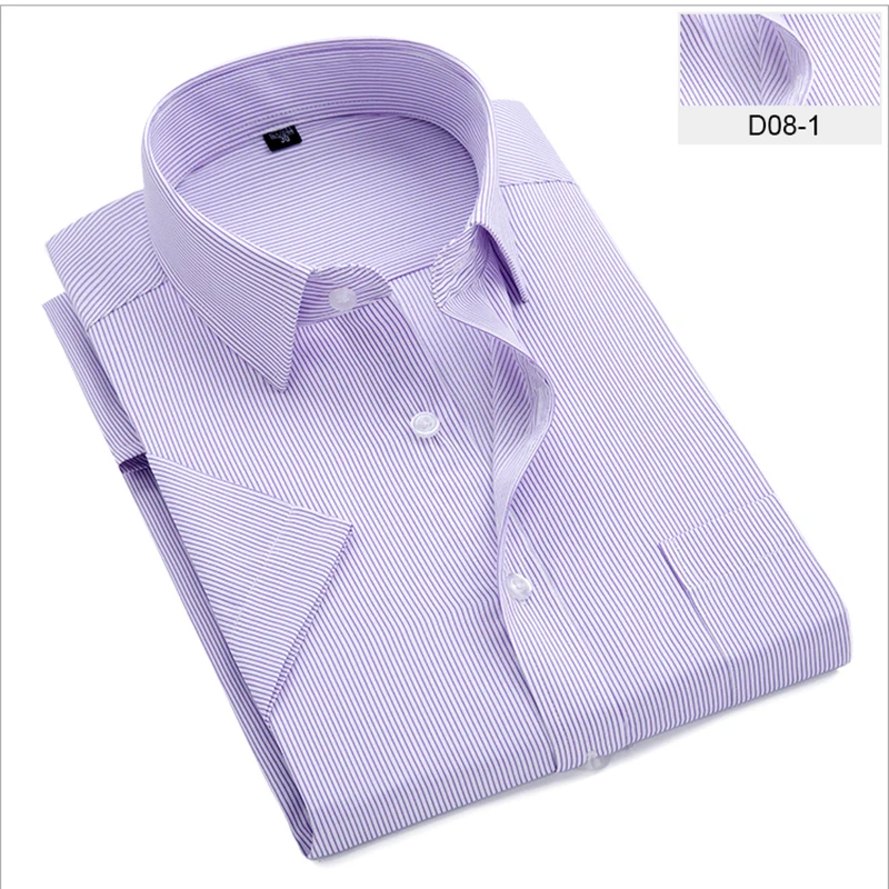 Мужская рубашка с коротким рукавом мужская повседневная в полоску ma Chemise Homme