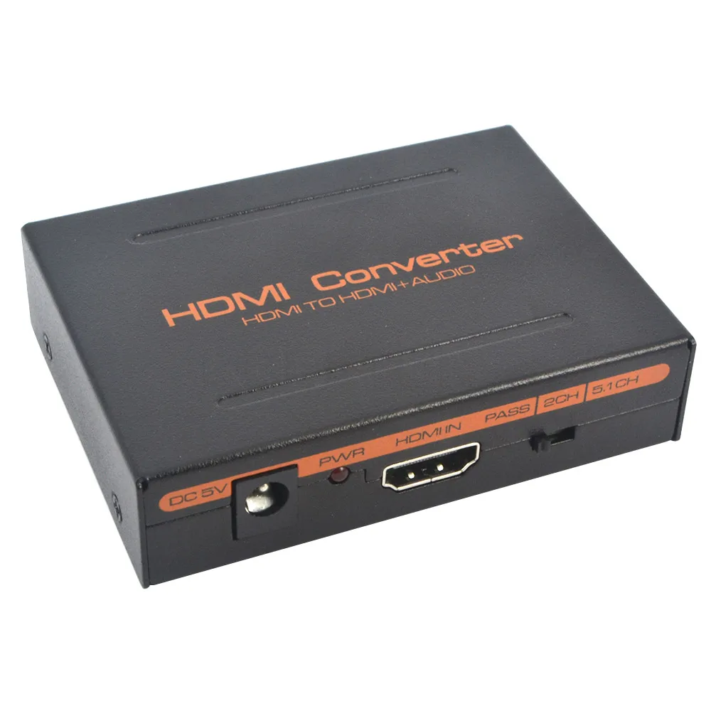 Kebidu HDMI совместимый с Совместимый оптический SPDIF Поддержка порта 5 1 + RCA L/R аудио