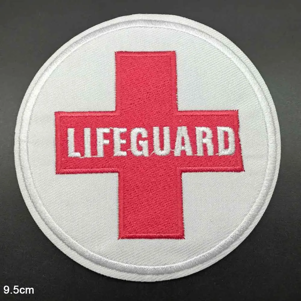 Нашивки Lifeguard с красным крестом для одежды вышивкой наклейки оптовая