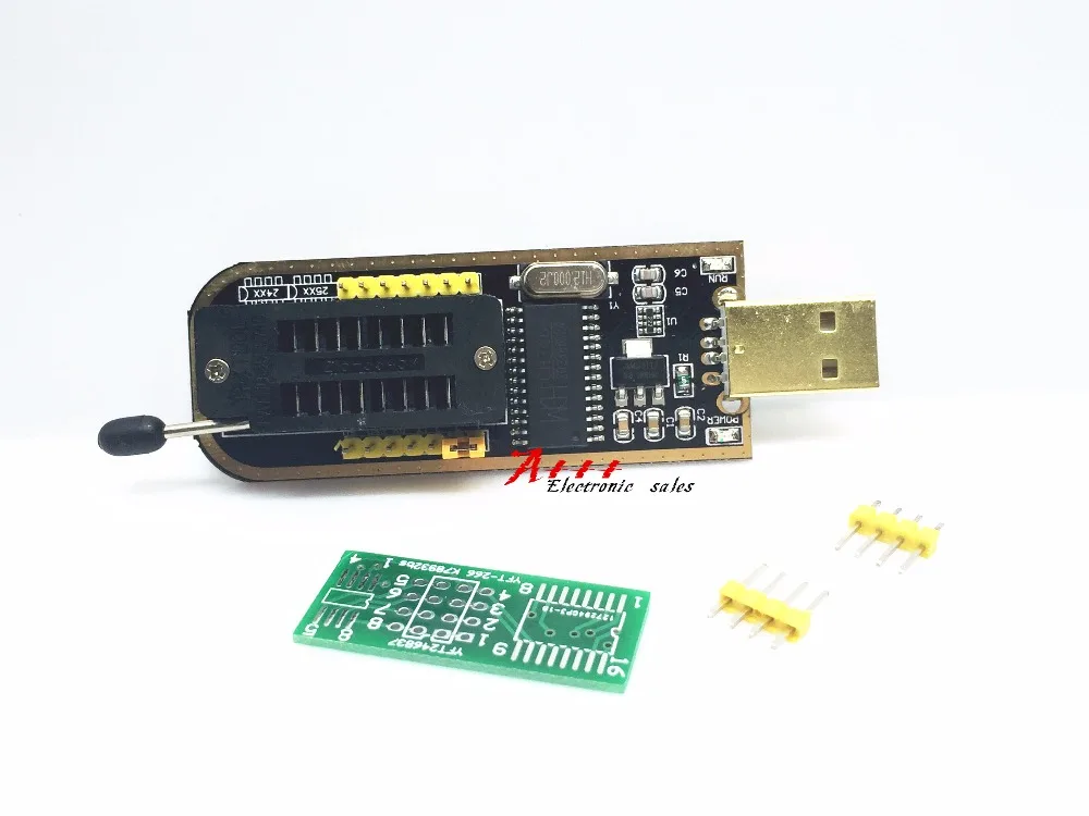 CH341A 24 25 серии EEPROM Flash BIOS USB программатор с Программы для компьютера и водитель |