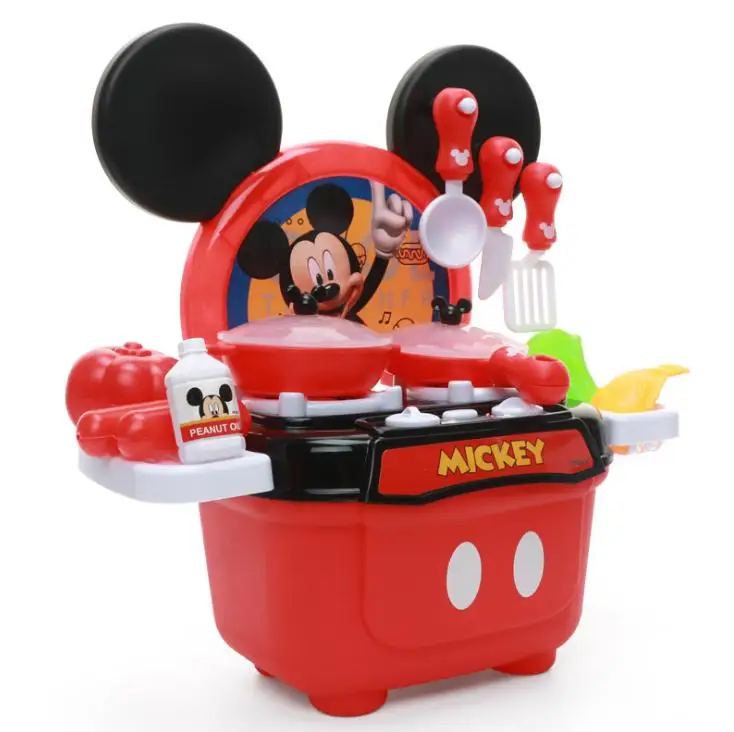 Disney LED кухонные игрушки Микки и Минни ПВХ принадлежности для обучения на день