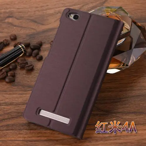 for Redmi 4A Новое поступление, чехол для Xiaomi Redmi 4A/4x4, роскошный тонкий стильный кожаный чехол-книжка для Xiaomi Redmi 4x Redmi 4a 5,", Чехол Для Телефона - Цвет: for Redmi 4A