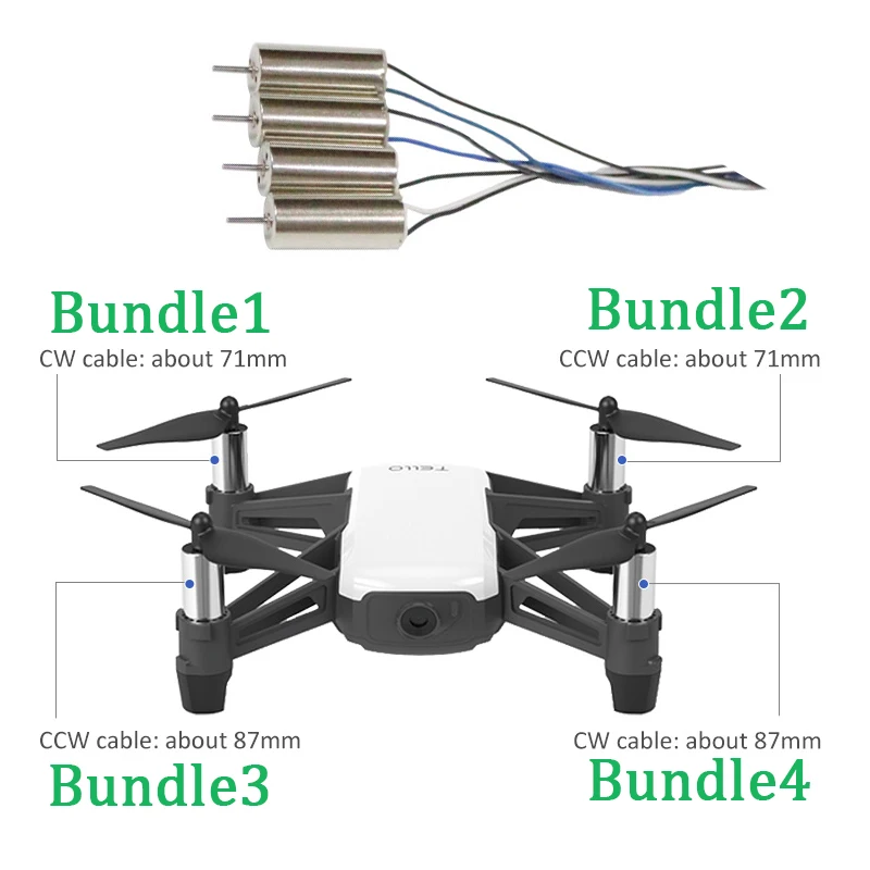 1 шт. матовые мотор для DJI TELLO(вращение по часовой стрелке и против часовой стрелки) по часовой стрелке против часовой стрелки универсальный двигатель CW двигатель CCW Мини беспилотный Радиоуправляемый летательный аппарат-Квадрокоптер на дистанционном управлении аксессуары