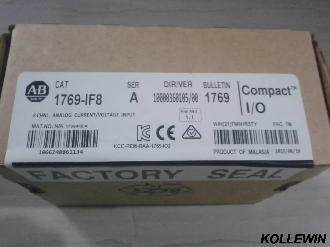 Бесплатная доставка Новый оригинальный Allen Bradley 1769-IF8 CompactLogix 8 Pt аналоговый