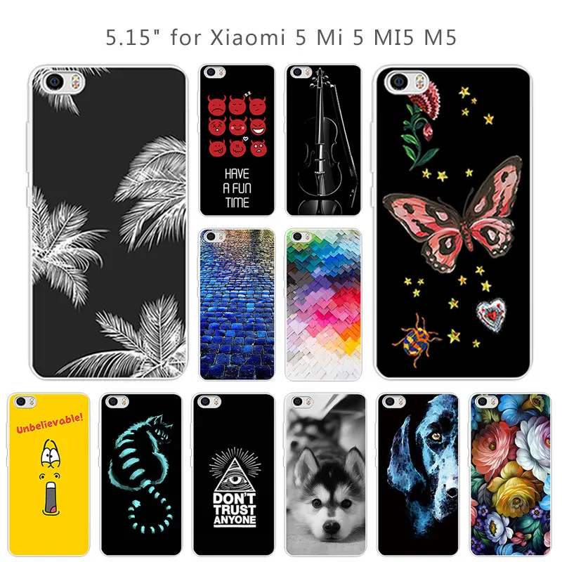 ТПУ чехлы для Xiaomi 5 Xiao Mi MI5 M5 мобильный телефон кирпичная дорога задняя крышка