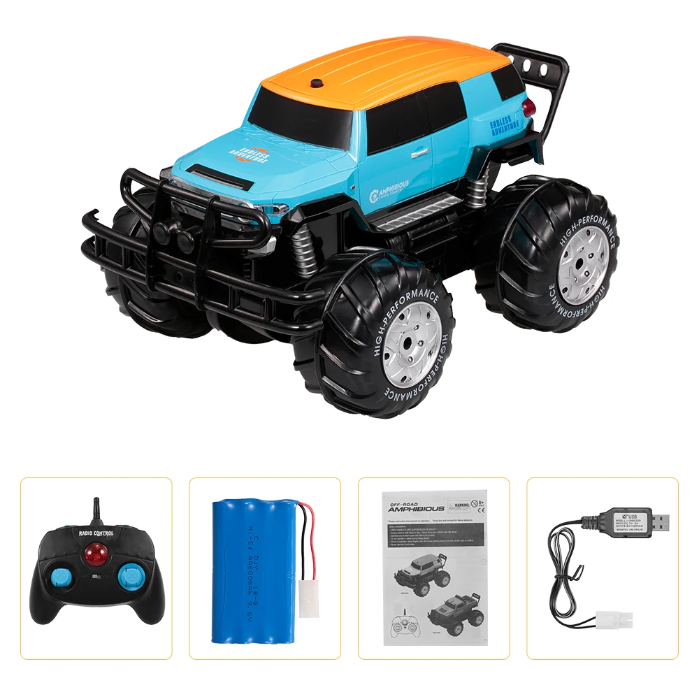 YED1601 1/10 2 4 ГГц 4WD большое колесо внедорожник амфибия вездеходный автомобиль земля